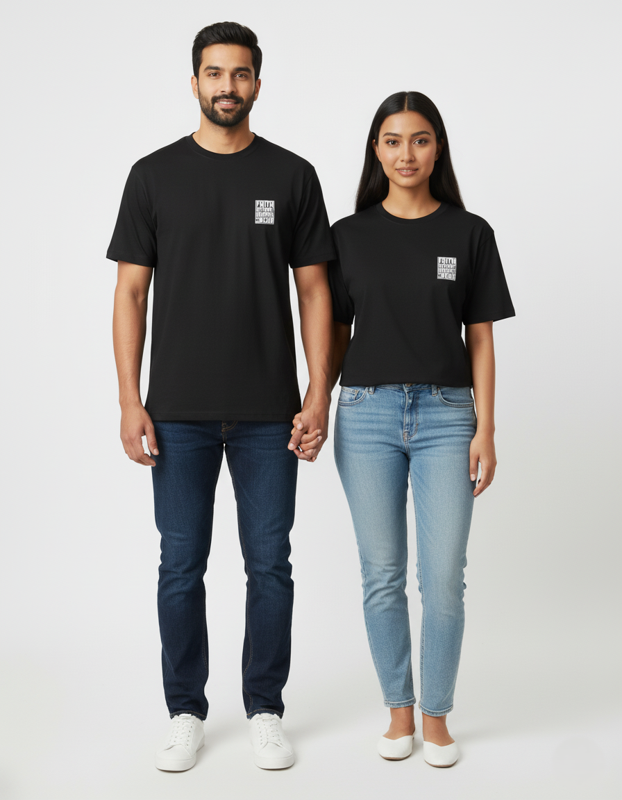 Black Unisex Oversized Tshirt Faith