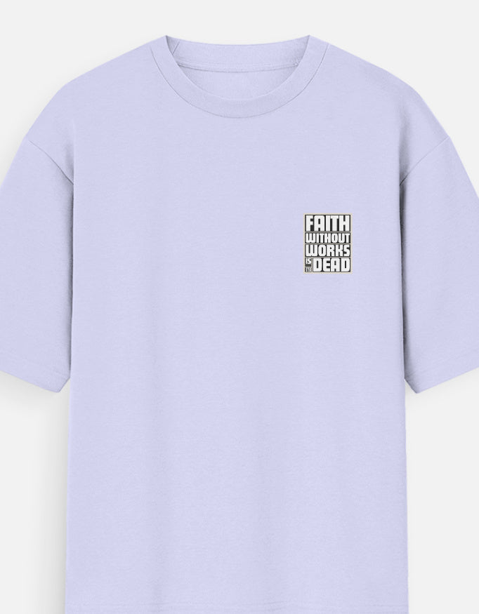 Lavender Unisex Oversized Tshirt Faith