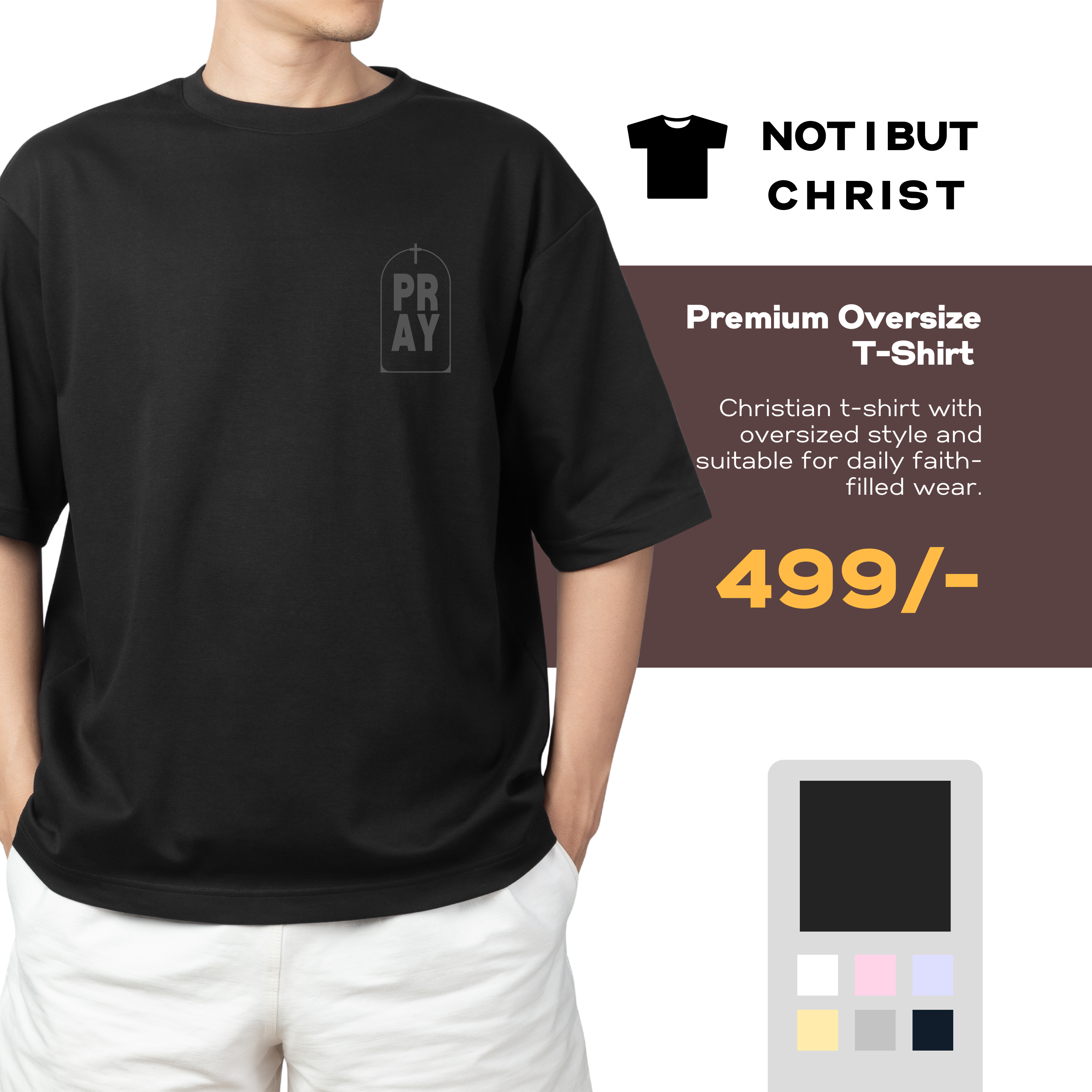 Pray | Unisex Oversized Standard T-Shirt